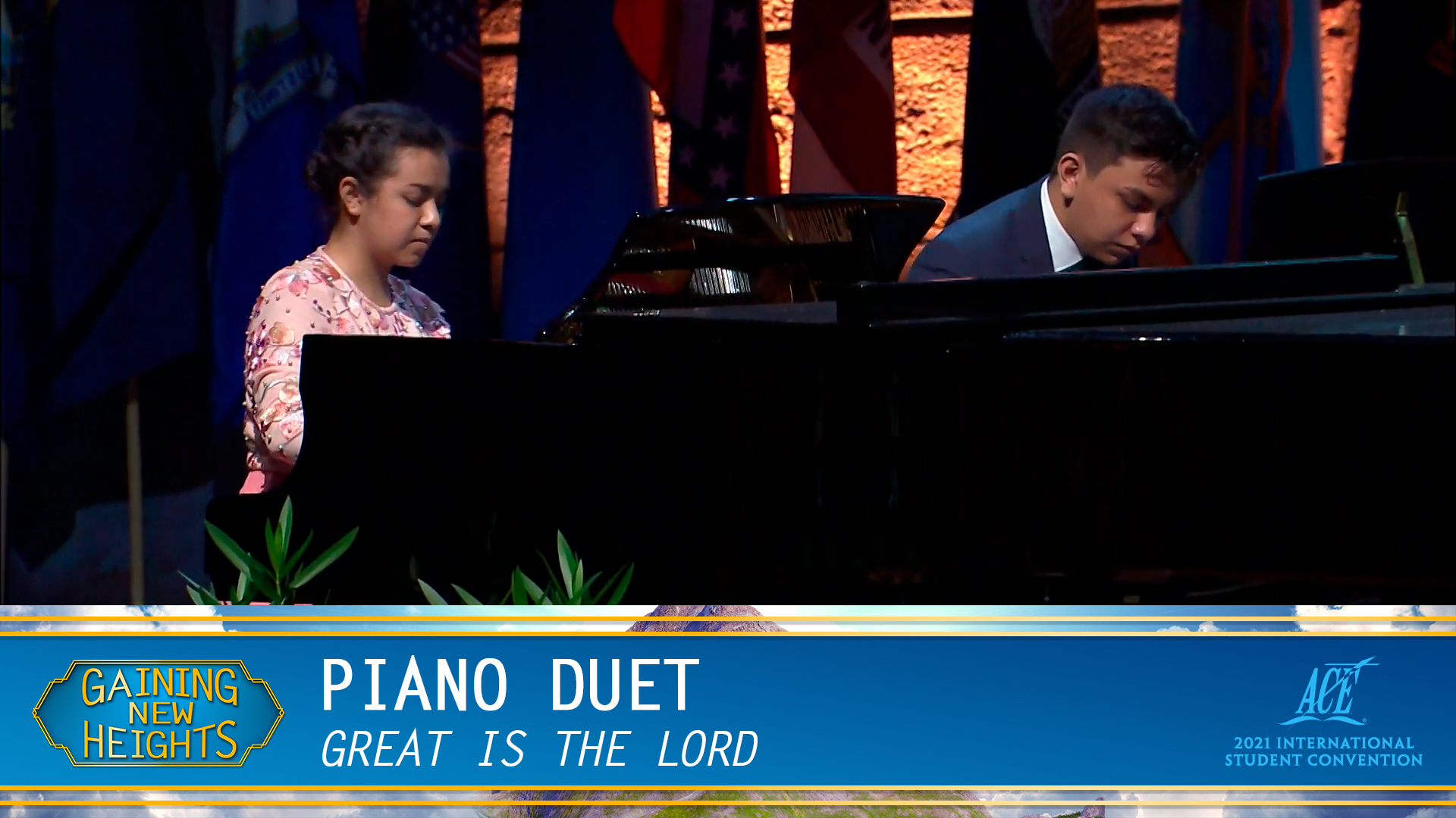 Piano Duet, "Great Is the Lord" - ISC 2021