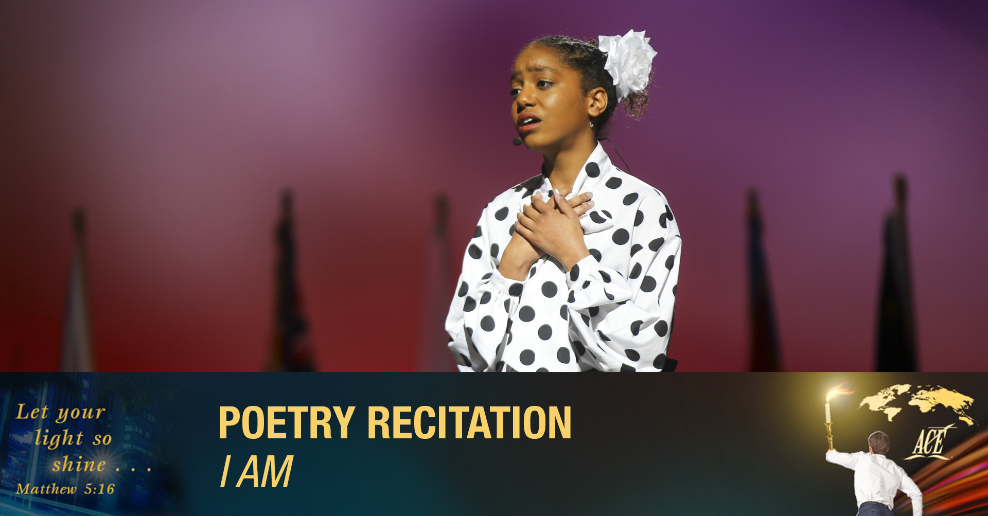Poetry Recitation, "I Am" - ISC 2019